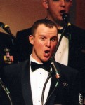 USAF Band Singing Sergeants December 2001, my first concert, three weeks out of basic training